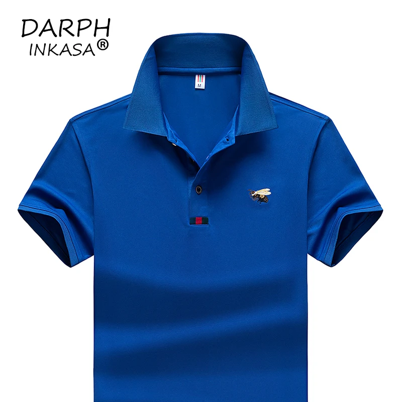 

2022 Summer Classic Men's Polo Shirt Business Embroidery Cotton Short Sleeve Polo Shirt Men's Fashion Brand Lapel T-Shirt Men