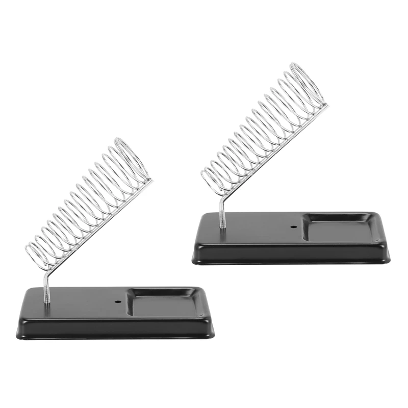 

2X Soldering Iron Metal Stand Holder S Afety Protect Base Support Station