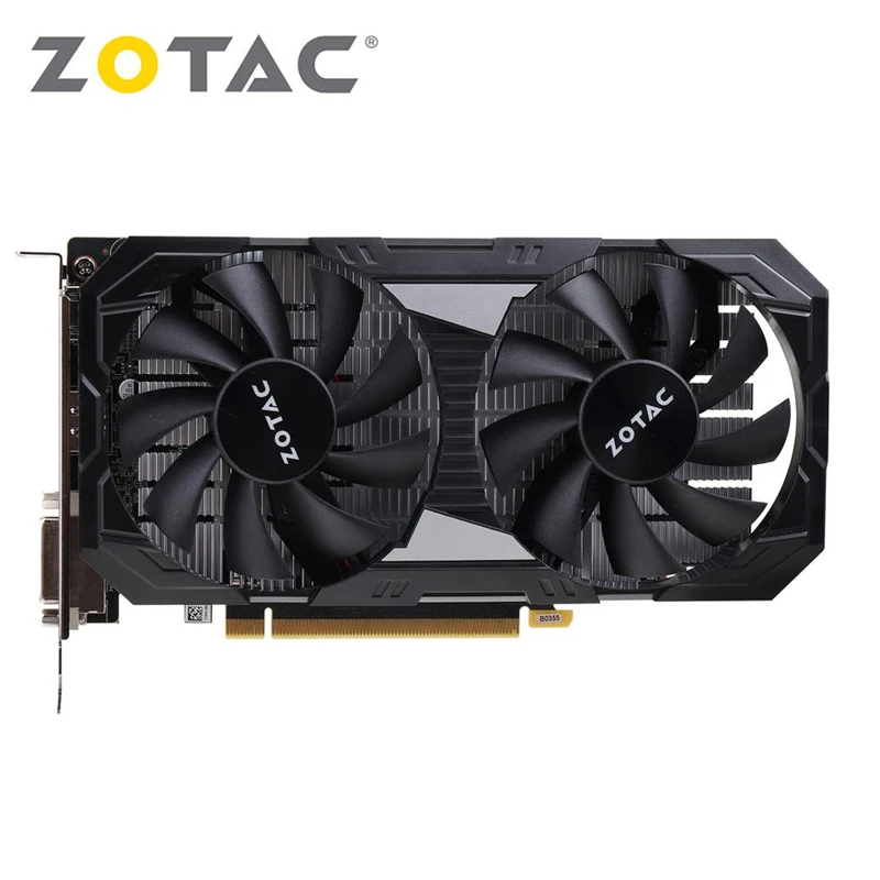 Видеокарта Zotac GTX 1650 1660 1050Ti 6 ГБ 1060 Ti 3 4 1050 с Супер видеокарта GPU настольный ПК