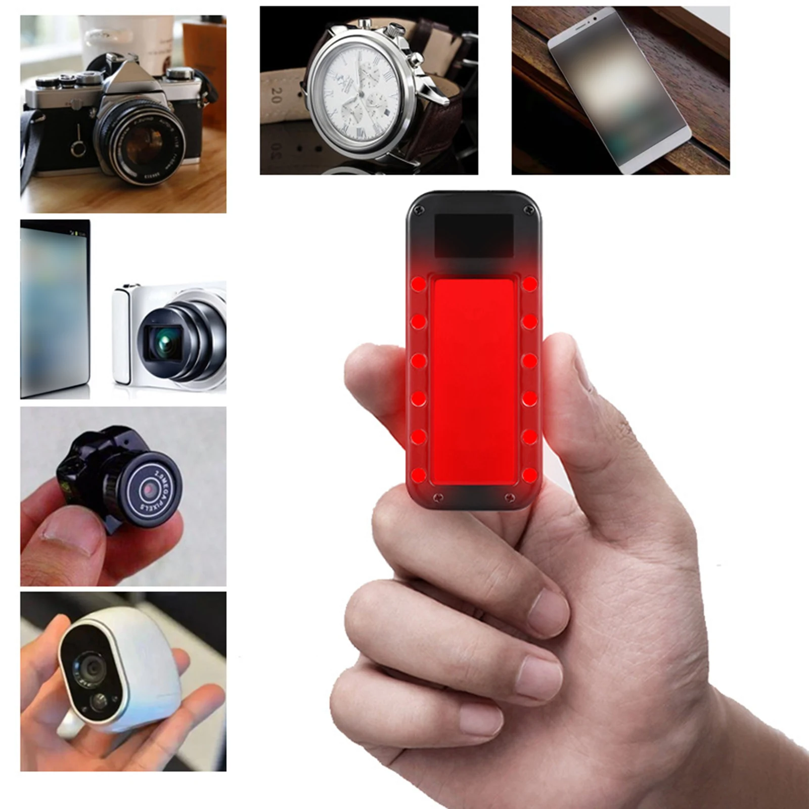 bug camera detector portable infrared hidden camera scanner camera finder for home hotel travel hidden free global shipping