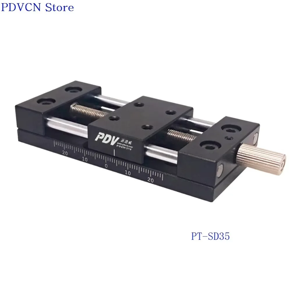PT-SD35 Миниатюрный ручной линейный столик точная платформа перевода оптический