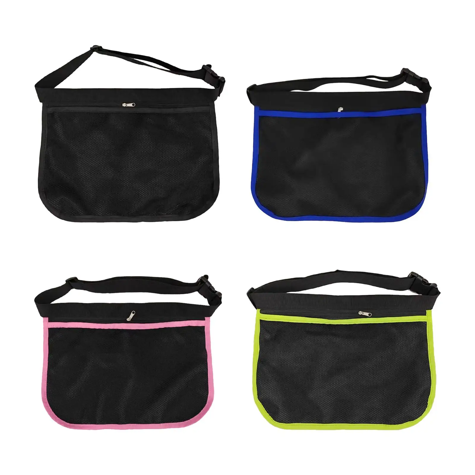 

Tennis Ball Holder Pickleballs Waist Hip Bag Mesh Bag Pickleball Waist Pouch