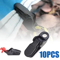 10pcs awning clamp clip snap outdoor camping tent holder nylon plastic tools accessories canvas tighten tool tarp clips parts