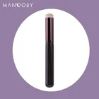 Супермягкая кисть для консилера, матовые кисти для растушевки, мини кисти для макияжа губной помады, круглые точные косметические искусственные кисти, 1 шт.