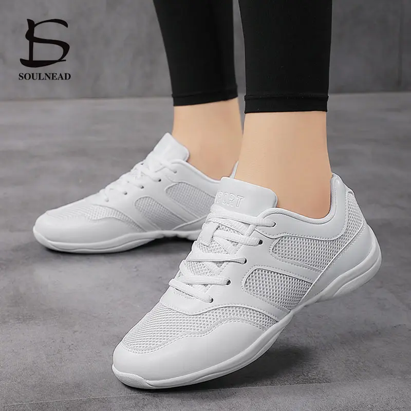 Aerobics Dance Sneakers Men Women Gym Shoes Girls Fashion Modern Street Dancing Shoes Ladies Female Jazz Sports Shoe Size 31-44