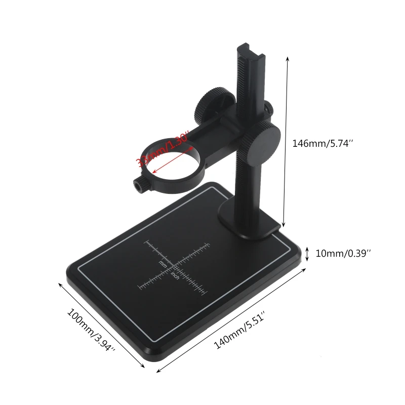 

37MD Plastic Adjustable Base Stand Holder Desktop Support Bracket for USB Digital Microscope Endoscope Magnifier Camera