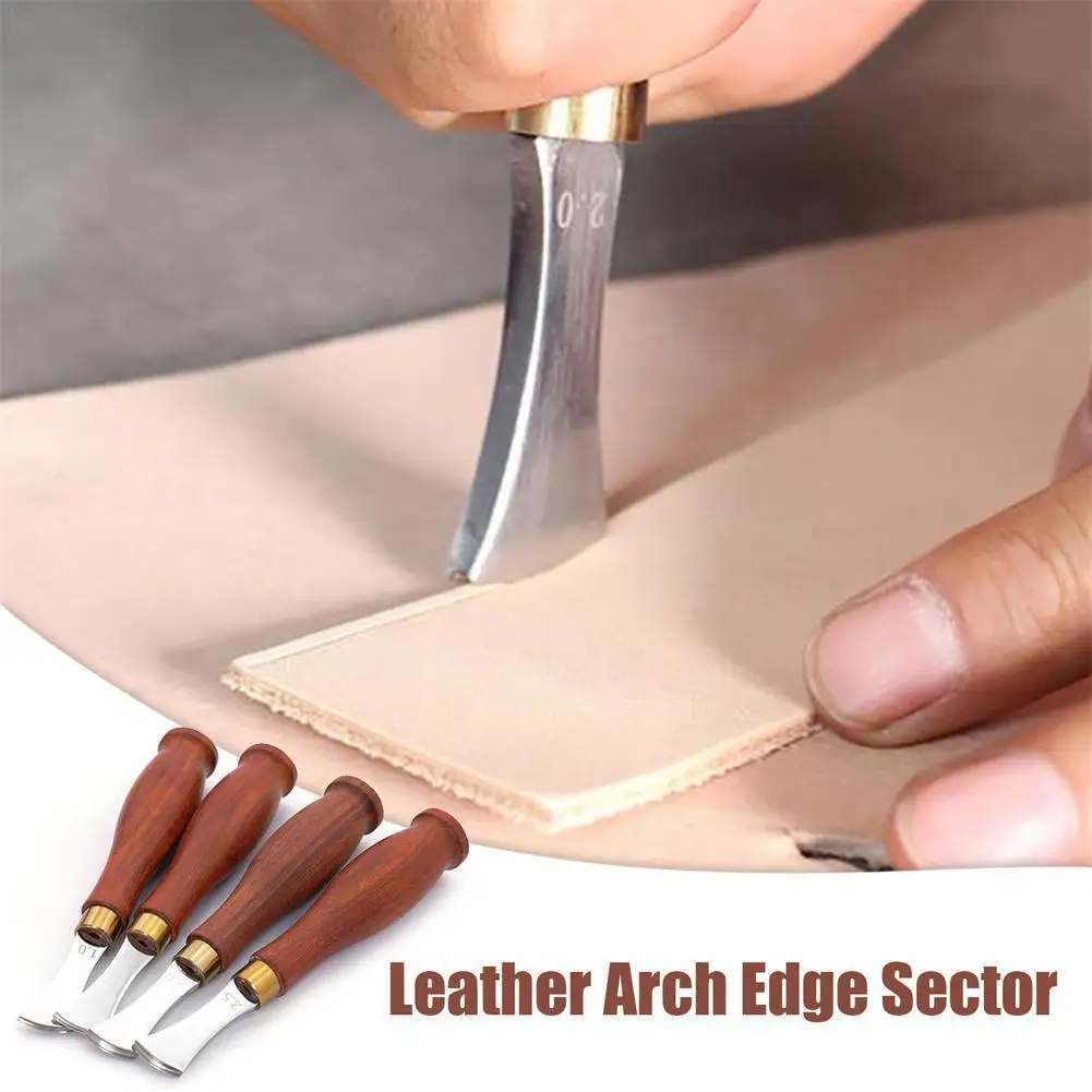 

1/1.5/2/2.5mm Leather Arch Edge Sector Shallow Groove Cold Punch Line Hot Edges Crimper Pressure Thread Embedding Leather T B7l7