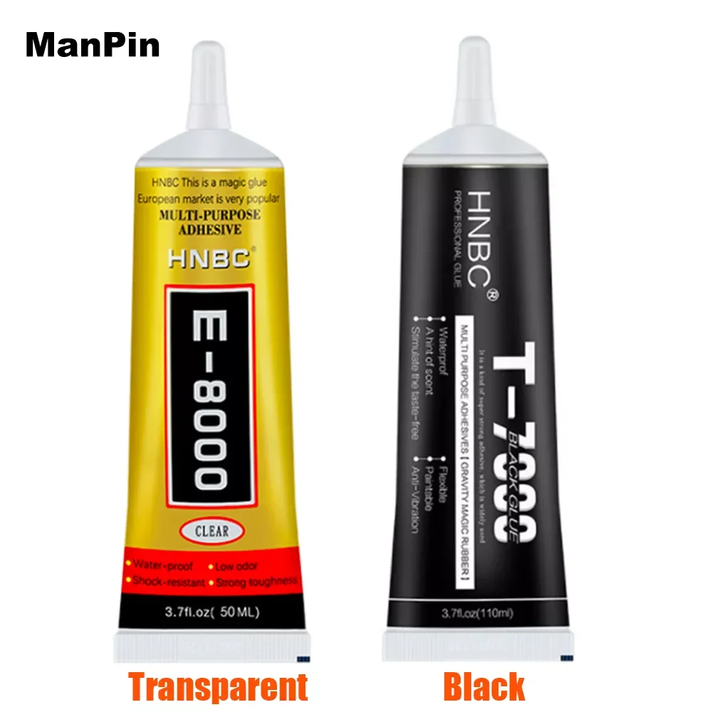 

Новинка 2022, клей E800, наклейка, задняя крышка экрана, средняя рамка, Искаженные края, сделай сам, ручная работа, металлическая паста, черный кл...