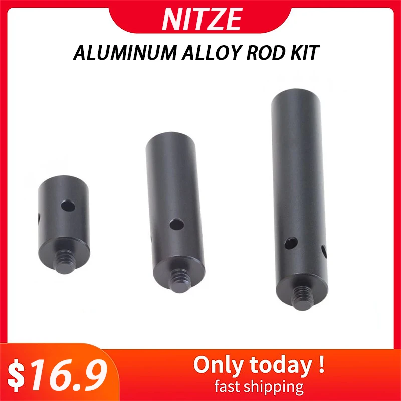 

NITZE 15MM ALUMINUM ALLOY ROD KIT (1/2/3) WITH 1/4 THREAD - R15-1/4-KIT