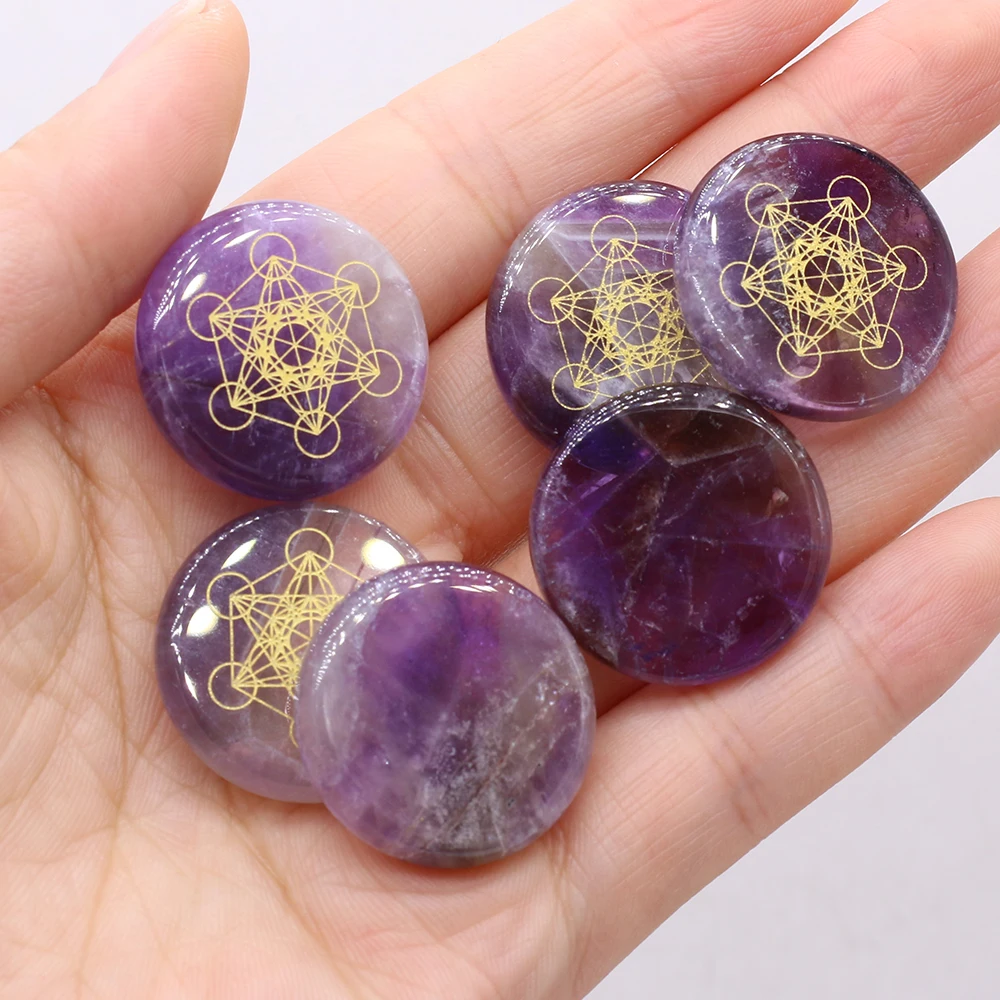 

Natural Amethyst Quartz Multidimensional Tatlon Cube Chakra Reiki Crystal Divination Fortune Telling Stone Home Decoration 6PCS