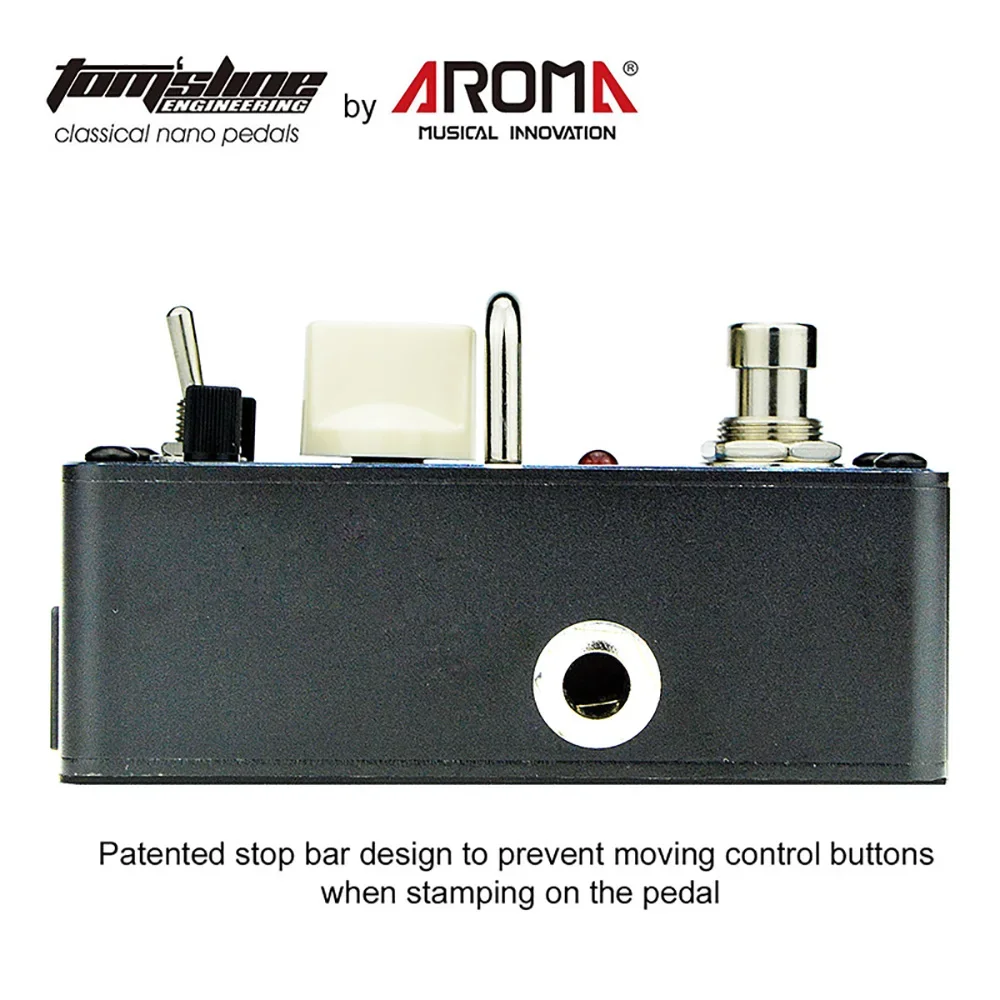 AROMA ABY-3 педаль эффектов для гитары Tom'sline Bluesy Vintage Blues Overdrive Mini Single True Bypass Запчасти