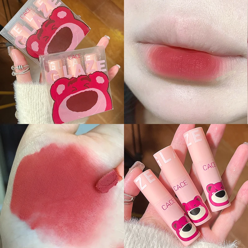 Набор жидких матовых блесков для губ 3 шт