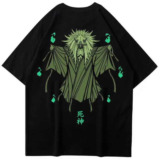 

2023NEW Anime Devil Printed Short sleeve T Shirts 2021 grim Reaper womens Hip Hop Cotton Streetwear Tops Harajuku Fashion Tees