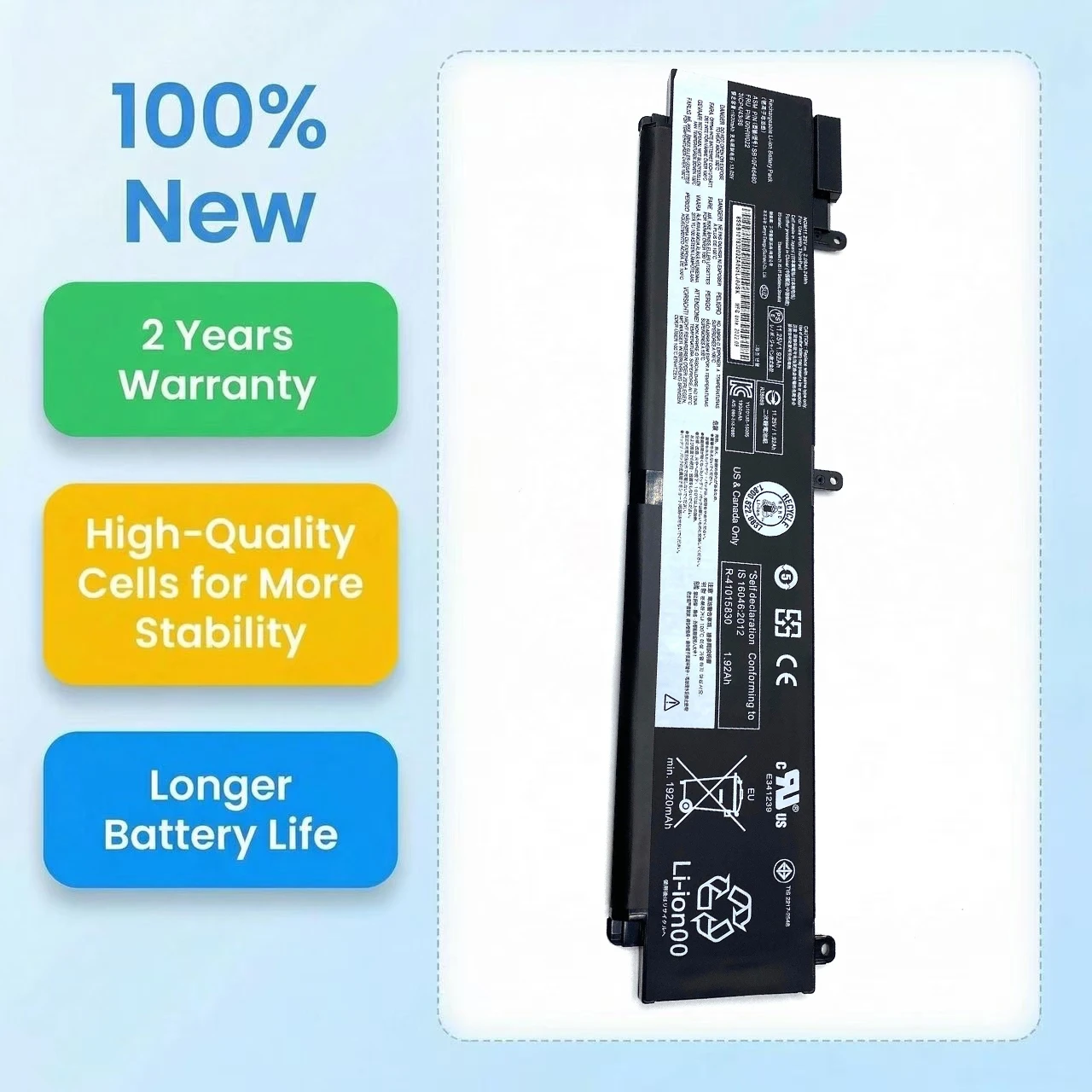 Фото Аккумулятор для ноутбука Lenovo ThinkPad T460s T470s 01AV405 00HW022 SB10F46460 00HW023 024 SB10F46461 SB10F46474 00HW036 SB10F46475 №1