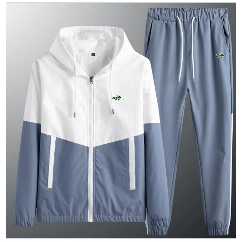 2023 CARTELO Embroidered Spring And Summer Men's Sports Suit Fall New Jacket + Pants Two-Piece Set Hip Hop Running Street Wear