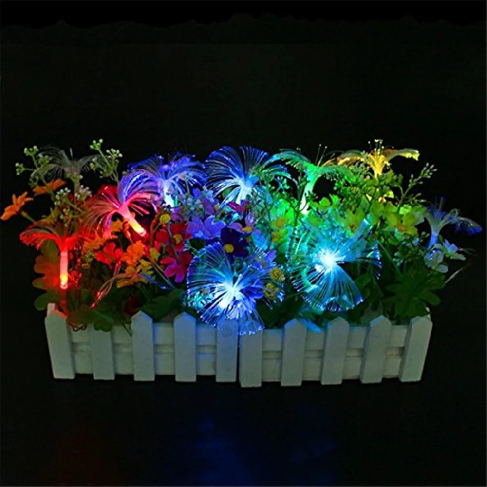 10M Fiber Optic Fairy String Lights Waterproof 100 LED Starburst Firework Christmas Decor Lamp for Party Home Patio Garden Tree