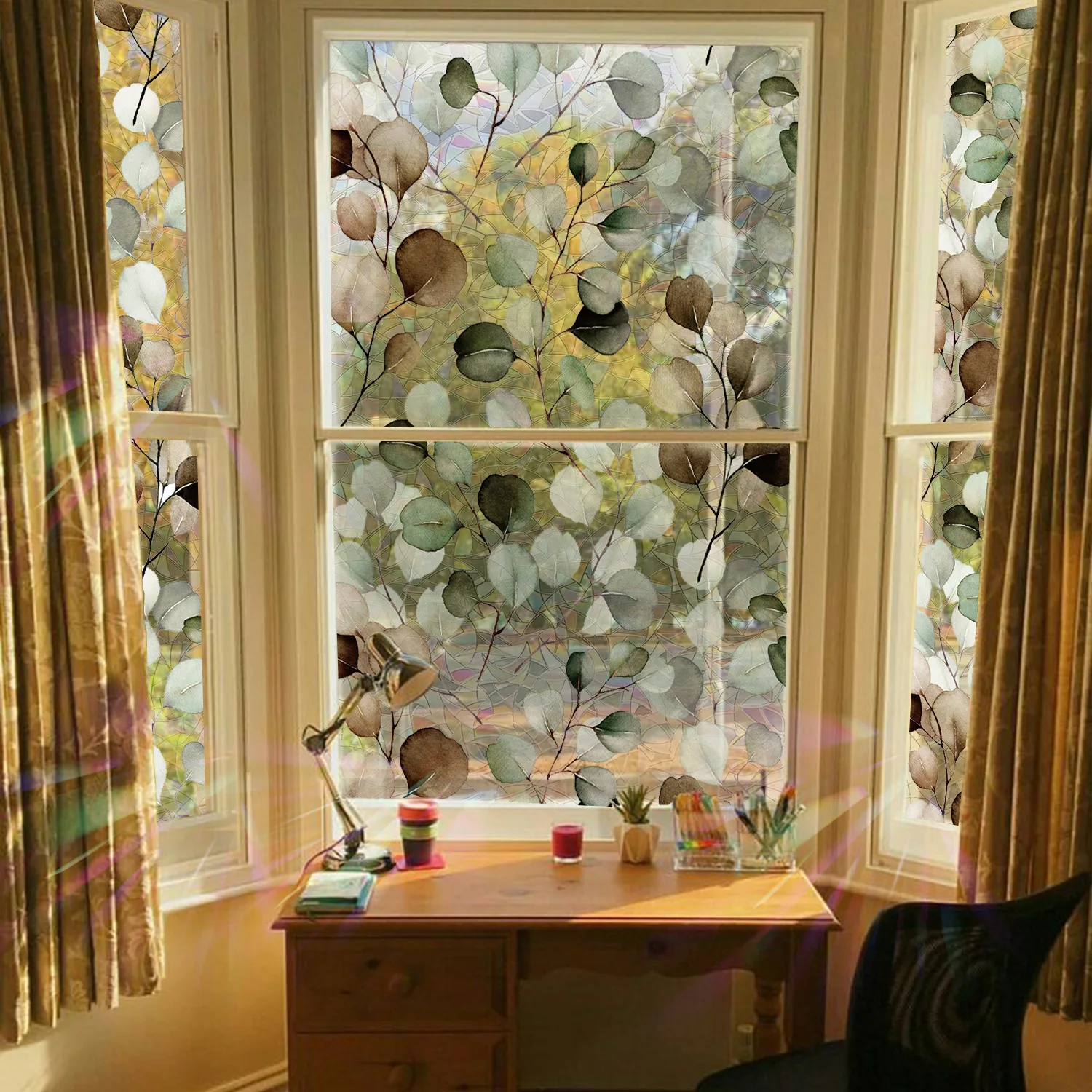 

Радужные оконные наклейки 3D из ПВХ