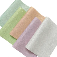 thick shiny pastel pearl faux leather sheet fine glitter fabric for bow handbag cushion craft diy pu chunky leatherette 30135cm