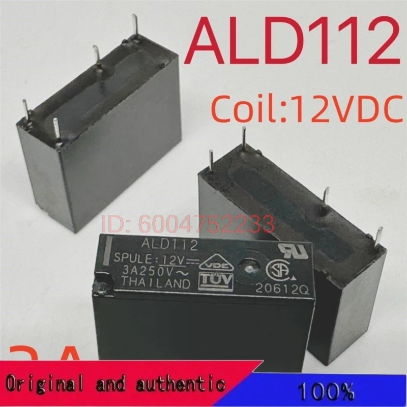 Фото 10 шт. новые реле ALD105 ALD112 ALDP112 ALD124 ALDP124 (46F1-3A/5A) 4-контактные №5