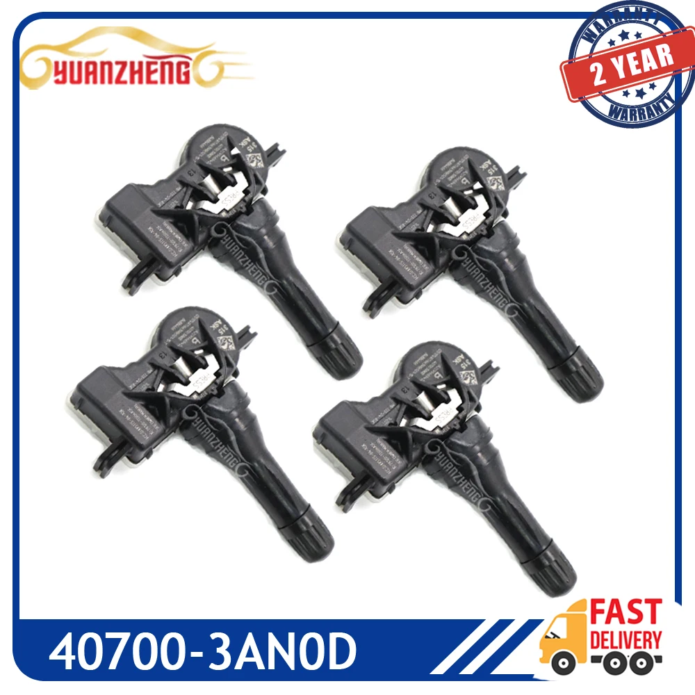 Автомобильный TPMS датчик давления в шинах 40700-3AN0D, подходит для Nissan NV Versa Note Sentra 2017-2019 315 МГц 407003AN0D