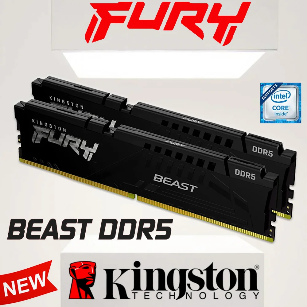 Модуль ОЗУ Kingston DDR5 D FURY 16 ГБ 5200 МГц 6000 |