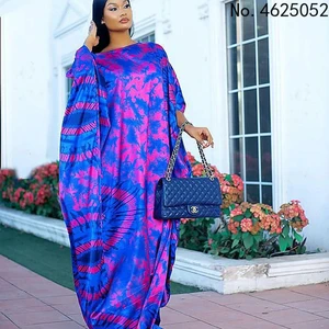 African Long Dresses Women 2022 New Muslim Fashion Abayas Dashiki Print Robes Kaftan Long Maxi Dress Streetwear African Clothes