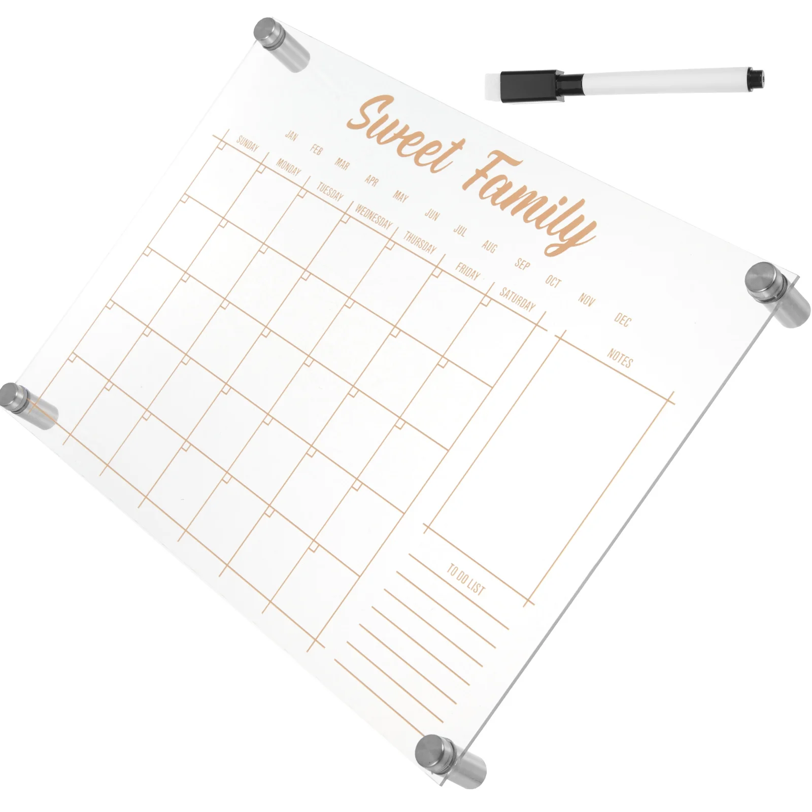 

Kitchen Message Board Weekly Planner Digital Writing Pad Calendar Fridge Magnetic