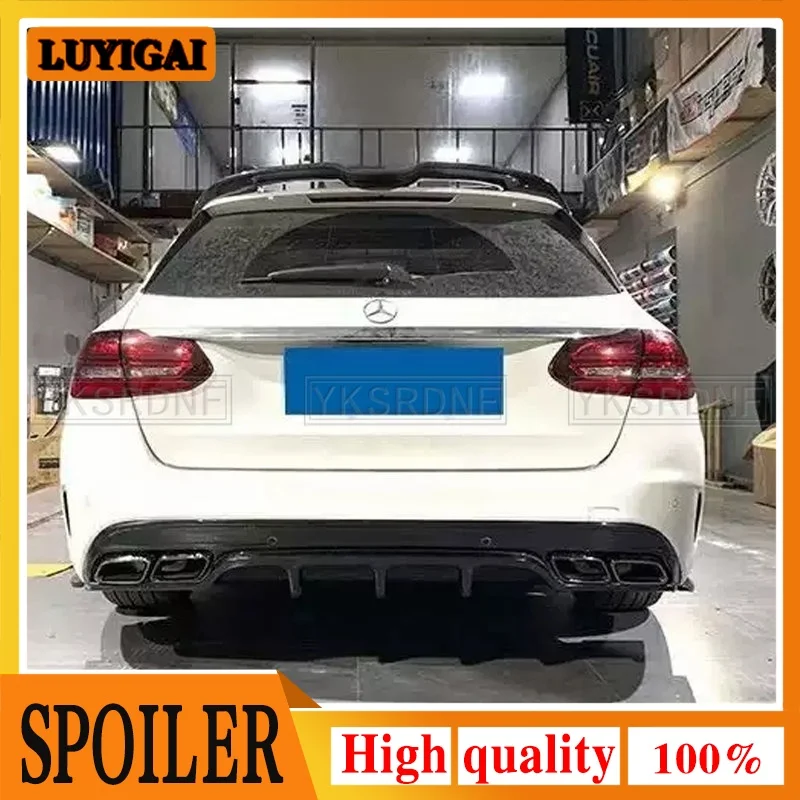 

Carbon Spoiler for Benz C200 W205 Wagon C180 C260 Rear Windshield Wing C-class Trunk Accessories