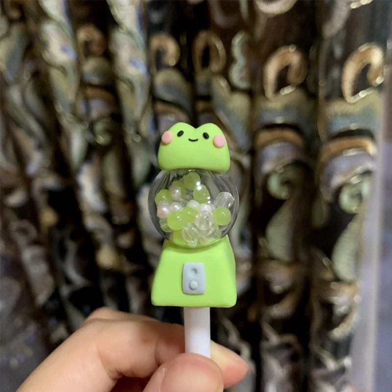 

Cute Three-Dimensional Frog Gashapon Machine Keycap Hand-Made Custom Game Personality Single ESC Mechanical Keyboard Keycap