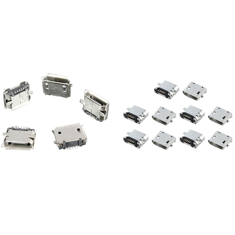 

10Pcs Type B Micro-Usb Female Jack Port Socket & 50Pcs Micro-Usb Type B Female 5Pin Smt Socket Jack Port Pcb Board CNIM Hot