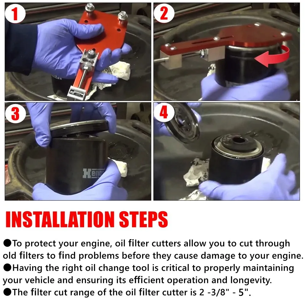 77750 Резак Масляного Фильтра Регулируемый Автомобильный Аксессуар Rезак Фильт...