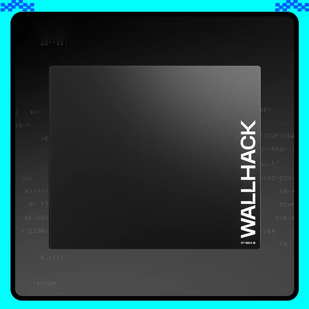 Фото Оригинальный коврик для мыши WALLHACK SP-004A из стекла, для FPS-игр, с необработанной поверхностью, прочный, с текстурой микроэтчинга, для APEX CSGO №1