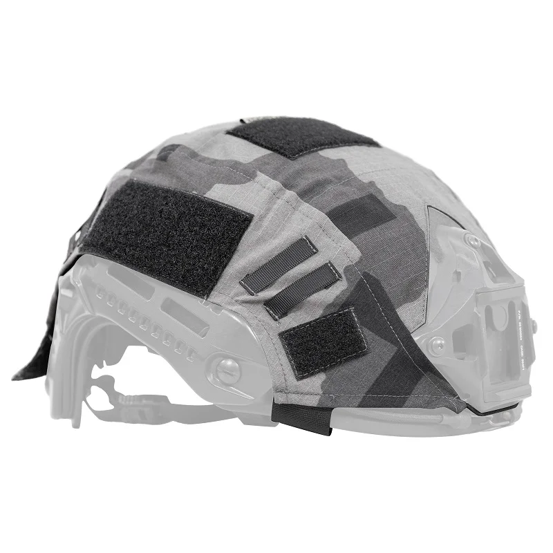 Outdoor Sport Tactical Hunting Helmet Cover Skin FASK Grey Camouflage Helmet Cover