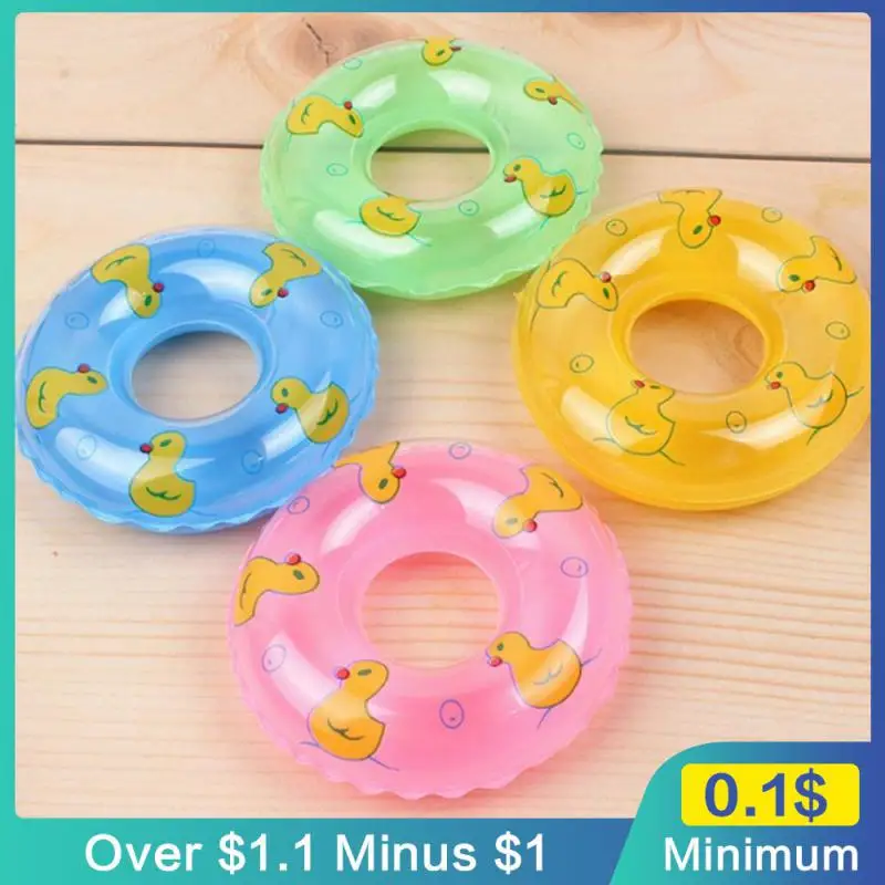 

Mini Donuts Lovely Play In Water Baby Swimming Aid Swimming Aid With Golden Duck Pattern Must Have Bath Toys Durable Mini Child