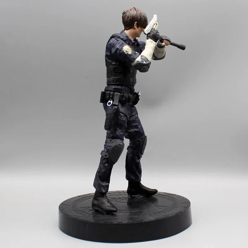 Аниме Resident Evil Фигурки GK Leon S. Kennedy Фигурка Steam 33 см Коллекция ПВХ Модель Статуя