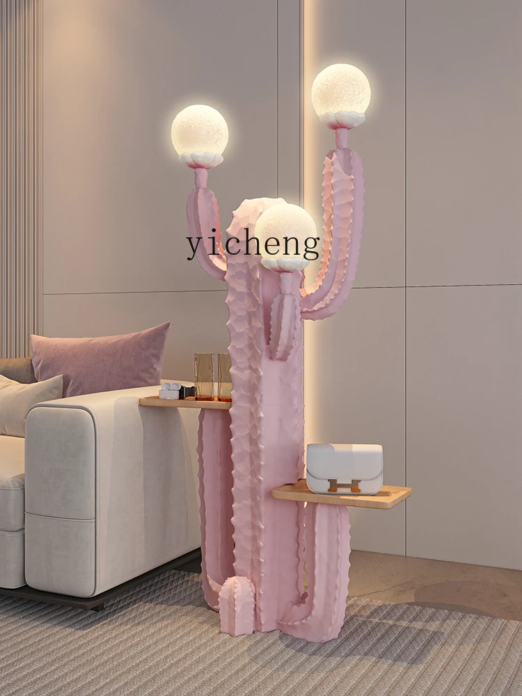 ZK домашние большие напольные украшения в виде кактуса поднос для гостиной входа