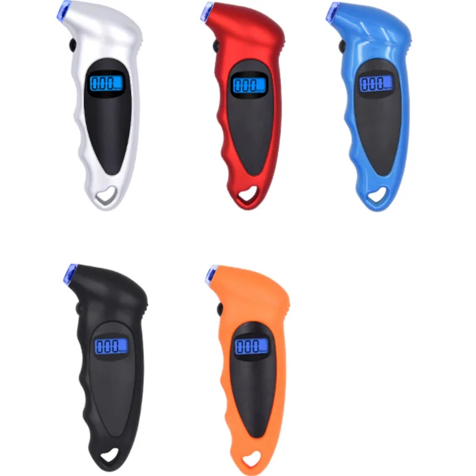 Цифровой Автомобильный манометр измеритель давления в шинах с ЖК-дисплеем -