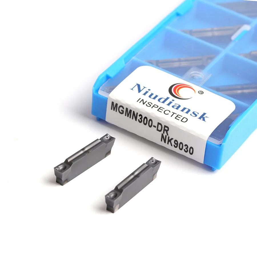 

MGMN300-DR NK9030 Lathe Grooving Insert Tool MGMN400 -DR NK9030 For MGEHR All Series Horizontal Cutting Sharp Fast Chip Removal