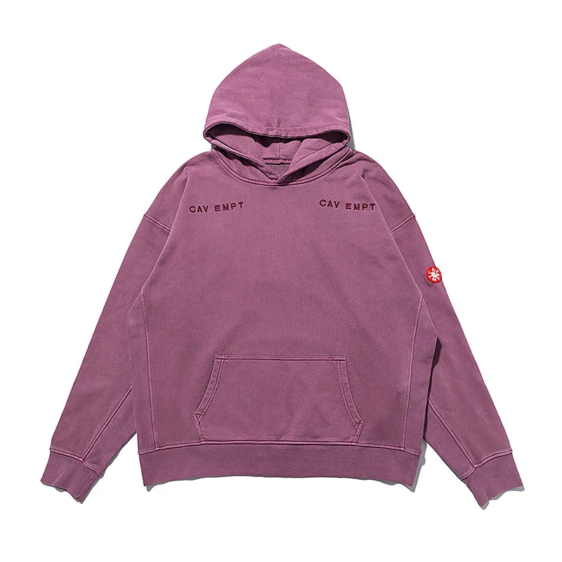 

2023 early fall new CAVEMPT C.E wash wax printing geometric pattern hoodie for men and women