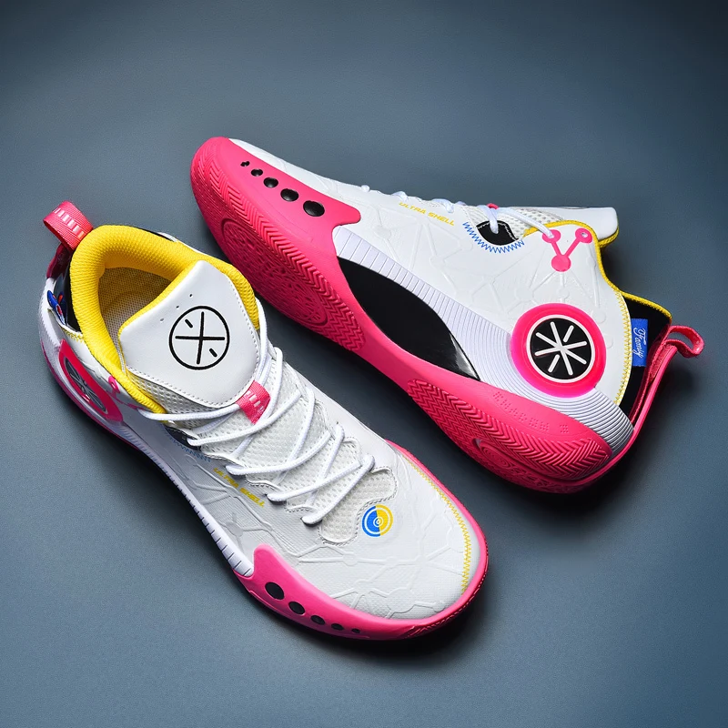 High Quality Men's Basketball Shoes Couple Unisex Street Sports Shoes Outdoor Training Shoes for Women Kids Basketball Sneakers