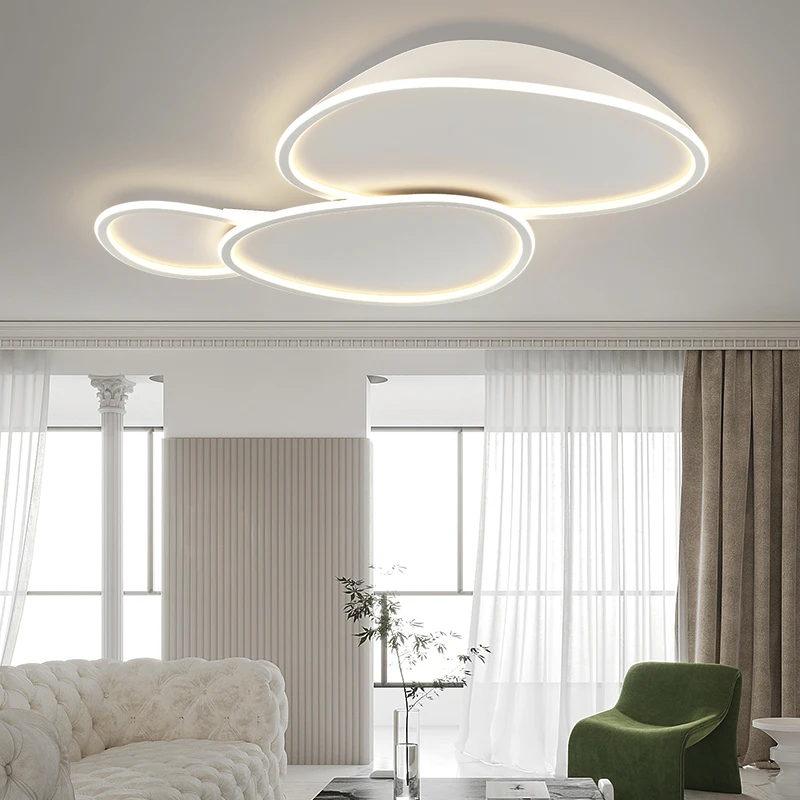 

White Modern Ceiling Lighting Indoor Home For Living Room Bedroom Dining Room Ceiling Lamp Surface Mounted Decoration Fixtures