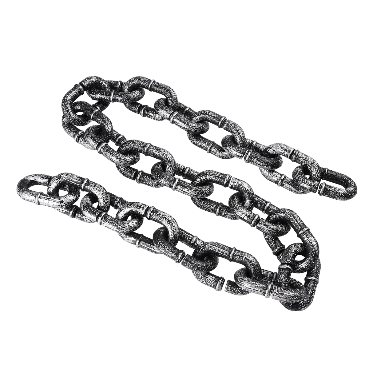 

Chainchainslinks Decor Propsdecorativelink Prop Photo Party Holloween Assecories Decoration Mock Prisoner Black Fake Large