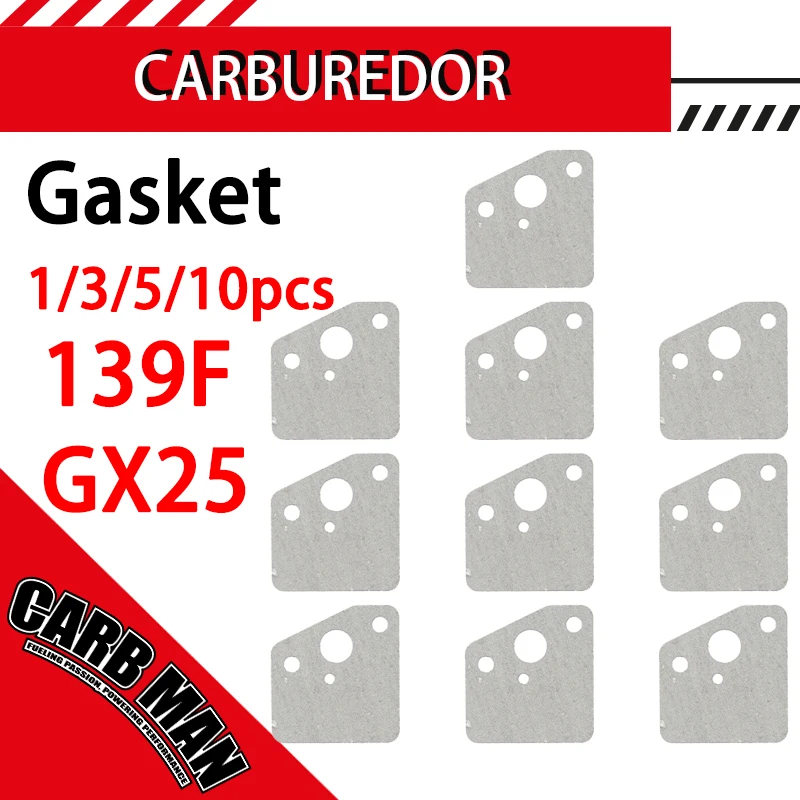 Фото Ремкомплект прокладок карбюратора 139F для бензопилы Honda GX25 GX25N GX35 GX31 HHB25 HHH25 K20-WY K10-WYJ FG110 4T №1