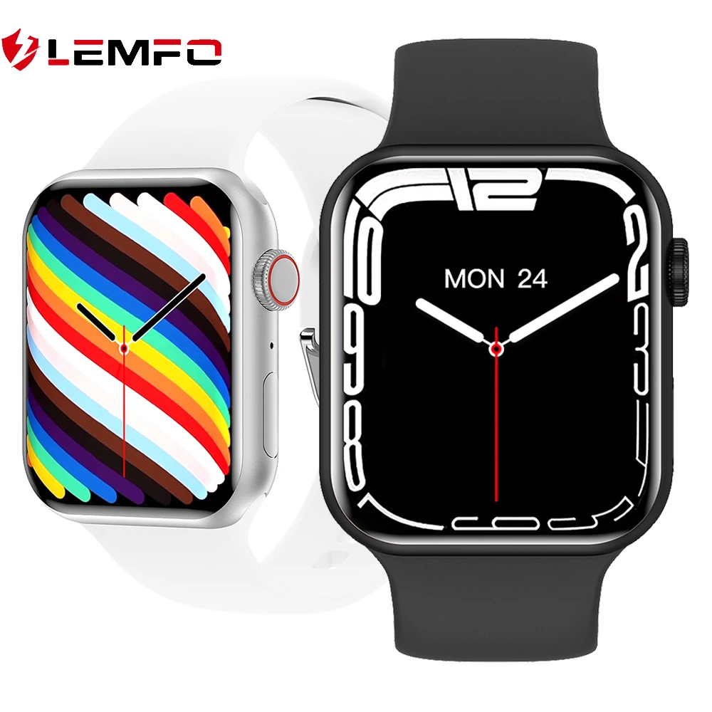 LEMFO S7 часы женские Smartwatch Series 7 NFC фитнес браслет Bluetooth вызов 2022 смарт мужские