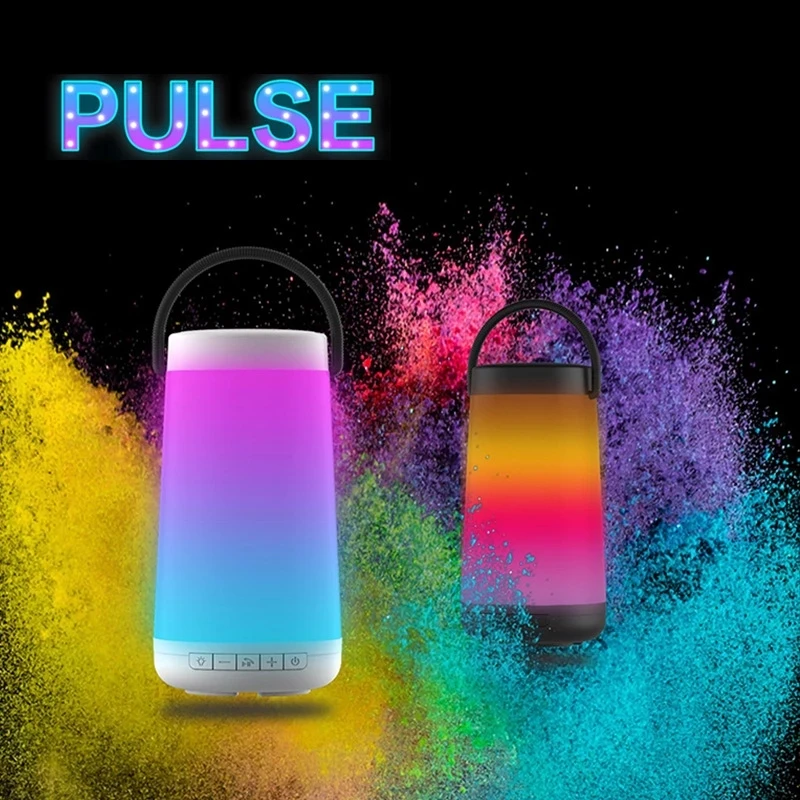 

LED Lights Colorful Bluetooth Speaker Colorful Lights Outdoor Portable Portable Series Card Wireless Marquee Audio