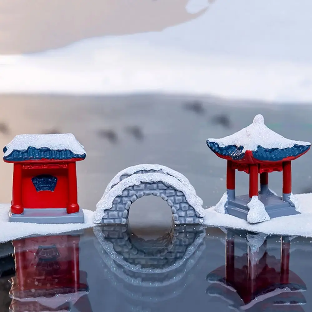 Многоцветные строительные фигурки в китайском стиле экологическая бутылка из