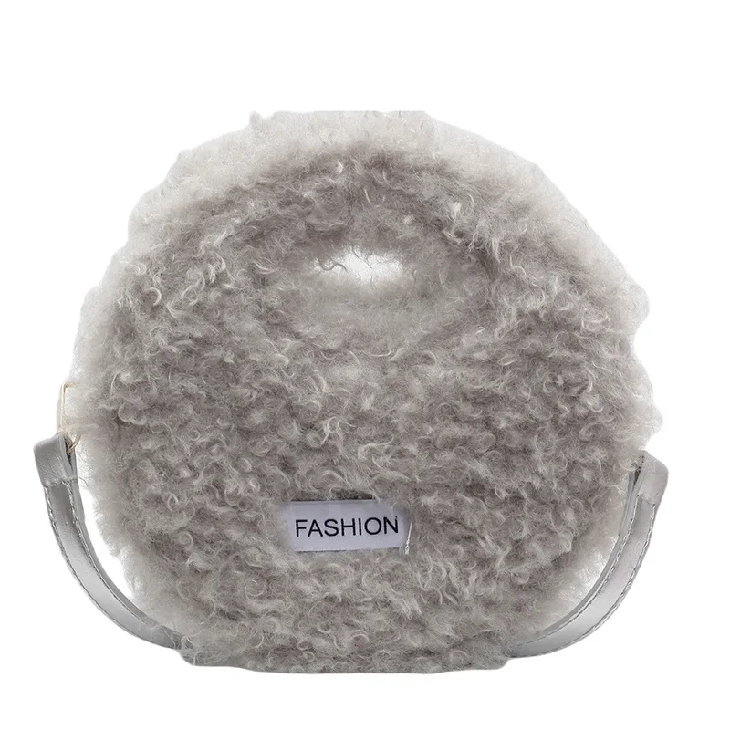 Сумка из ягненка Симпатичные модные сумки через плечо для женщин Дизайнерские на