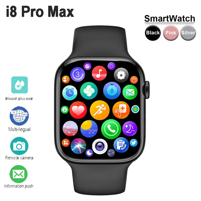 2022 i8 Pro Max Smartwatch New Smart Watch Bluetooth Dial Call Men Heart Rate Women Series 8 i8 Pro Max Smartwatch PK i7 Pro Max 1