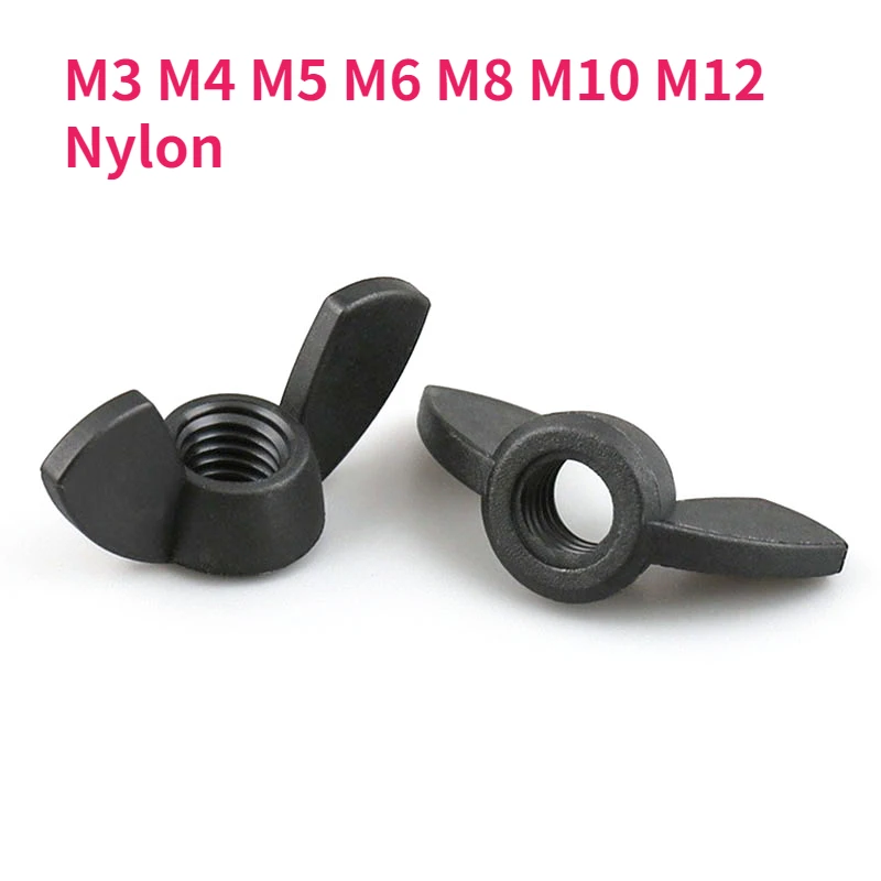 

Нейлоновые гайки-бабочки M3 M4 M5 M6 M8 M10 M12