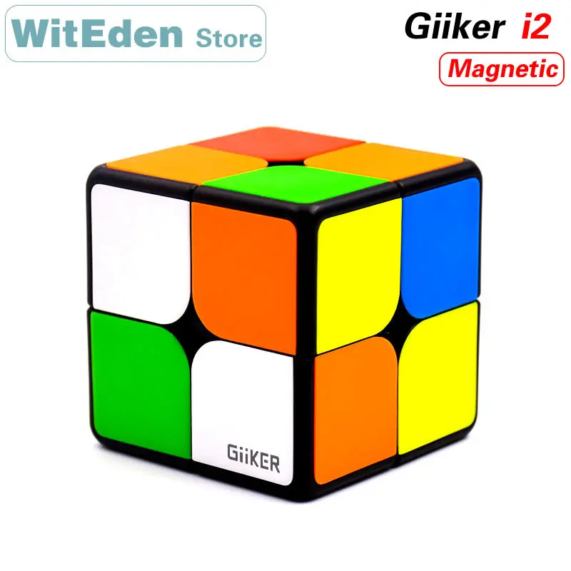 Giiker 2x2x2 Магнитный магический куб i2 умное обновление супер 2x2 AI Bluetooth соединение